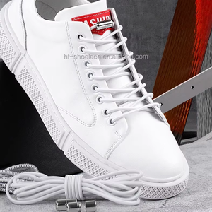 New Fashion Lazy No Tie Shoelaces Metal Capsule Pill Style Buckle Lock <strong>Elastic</strong> Shoe <strong>Laces</strong> - Product Image 5