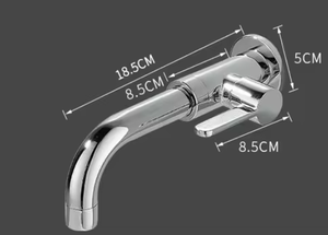 ステンレス鋼シングルホール壁自動非接触センサーウォータータップ現代的なデザインセラミックバルブコア5 - Product Image 3