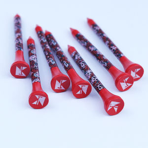 Tés de <span class=keywords><strong>golf</strong></span> en bois incassables de 42/54/70/83mm en bambou/noir avec équipement d'accessoires imprimés de logo personnalisé - Product Image 4