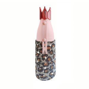 Tasse Thermos Isotherme de Luxe en Acier Inoxydable avec Strass et Couvercle à Paille, 12 oz, 11 Couleurs, pour Femmes et Filles - Product Image 3