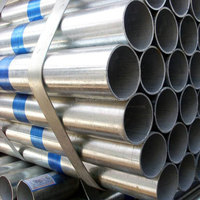 Tuyau en acier galvanisé Q235B, diamètre extérieur 21,3 mm, 114 mm, 6 m, 12 m, rond, pour l'irrigation, l'agriculture, la construction, longueur personnalisée OEM