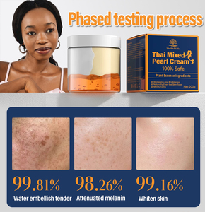 ครีมไวท์เทนนิ่งไข่มุกสามสีของไทย ช่วยปรับสีผิวให้สม่ำเสมอ กระจ่างใสทันที บำรุงผิวล้ำลึกด้วยสารสกัดจากพืช - Product Image 4