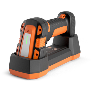 Escáner Industrial Inalámbrico 1D 2D 2.4G, Lector de Códigos QR y de Barras, Alcance de 80m, IP65, 3400mAh, con Base de Carga - Product Image 1