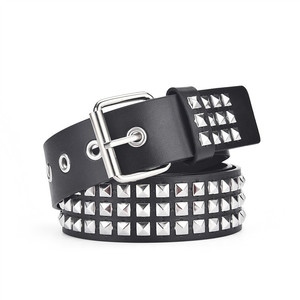 <span class=keywords><strong>Ceinture</strong></span> JULUN rétro carrée à rivets, <span class=keywords><strong>ceinture</strong></span> <span class=keywords><strong>en</strong></span> métal pyramidale pour <span class=keywords><strong>femme</strong></span>, <span class=keywords><strong>ceinture</strong></span> punk avec quincaillerie pour jeans - Product Image 1