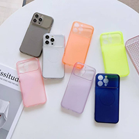 Nouvelle coque antichoc tout-en-un en TPU souple couleur sucre avec grande fenêtre pour objectif pour iPhone 11 13 14 15 16 17 Pro Max