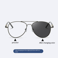 Lunettes de lecture photochromiques progressives classiques, protection UV, anti-lumière bleue