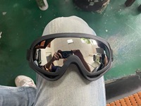 Vente chaude Sport de plein air coupe-vent Ruber neige lunettes de soleil moto lunettes de ski