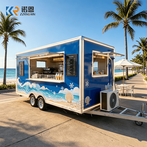 Carrito de Té de Burbujas, Carrito de Bebidas, Carrito de Jugos Móvil, Remolque de Café, Camión de Comida, Remolque de Comida para Negocios de Catering Comercial, Armarios para Remolques de Comida - Product Image 4