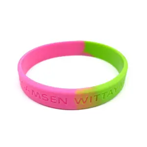 Eco-friendly nfl silicone wristband silicone rubber wristband