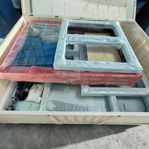 Fenêtre de sécurité <span class=keywords><strong>coulissante</strong></span> horizontale en alliage d'aluminium pare-balles avec moustiquaire en acier inoxydable et double vitrage trempé pour villas et hôtels - Product Image 5
