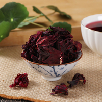Fleurs d'hibiscus séchées 100 % naturelles en vrac, thé aux fleurs de roselle, thé aux herbes, vente chaude directe usine