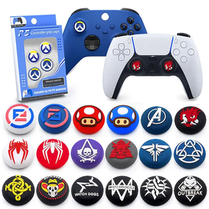 Custom <strong>Controller</strong> Thumb Grip Game Accessories for Xbox/<strong>PS4</strong>/PS5/Switch Pro <strong>Controller</strong> Joystick Silicone Cover - Product Image 1