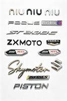 Emblèmes de voiture 3D personnalisés, autocollants de lettres auto-adhésifs imperméables, badges de véhicule, autocollants de logo pour la décoration de la carrosserie