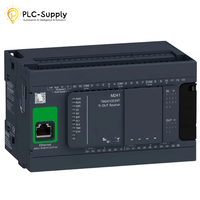 Contrôleur logique programmable intégré TM221CE24T, 64 points E/S, port Ethernet, sortie transistor, 110V/220V/240V, sortie d'usine