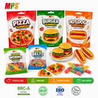 MPS Gummy Hamburger et Hotdog Mini Burger aigre personnalisé Gummies Bonbons