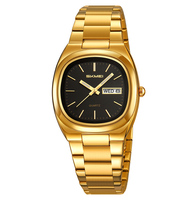 Guangzhou Vente en Gros de Luxe Hommes en Acier Inoxydable Étanche Montres à Quartz Logo Personnalisé Cadran Pointeur Chinois Montres de Couple
