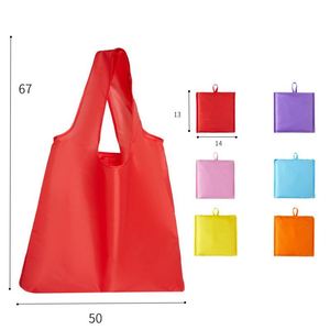Wholesale Factory Price Recycled Tote Shopping Polyester Waterproof <b>Folding</b> Gift Bag With Custom Printed Logo - Product Image 2