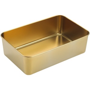 304 Stainless Steel Preparation Tray Gold Side Dish Tray Durable Food Storage Tray For Hotel Kitchen Use - Product Image 2