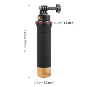 PULUZ de buceo submarino, Asa flotante, agarre de mano, varillas de flotabilidad con correa para <span class=keywords><strong>GoPro</strong></span> <span class=keywords><strong>HERO9</strong></span>, color negro - Product Image 1