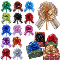 Stock d'usine, nœuds en ruban de couleurs assorties, boîte à nœuds étoile à tirer pour emballage cadeau, pour Noël, voiture, mariage, rentrée scolaire, Ramadan