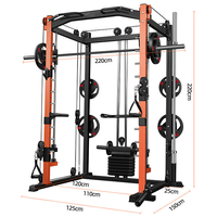 ZJFIT Rack à Squat en Acier Durable, Machine Smith Modèle Z-96, Équipement de Fitness pour Salle de Sport, Couleur et Logo Personnalisables, 158kg, 220x150x125cm