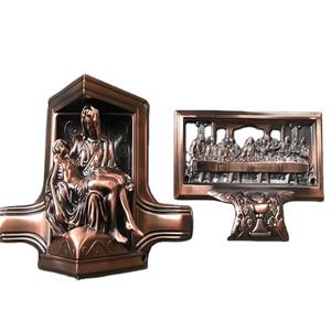 Esquina de plástico para ataúd Modelo 20 # Virgin Mary Corner Funeral Handle - Product Image 4