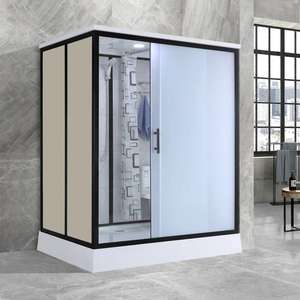 Modular kamar mandi Pod luar ruangan <span class=keywords><strong>Shower</strong></span> kapsul kamar mandi dan Toilet wadah Set kaca - Product Image 2