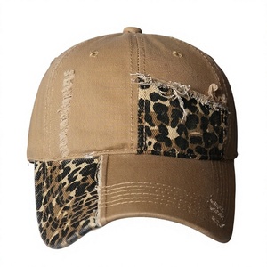 Gorra de Béisbol de Algodón Desgastado al por Mayor, sin Marca, con Logotipo Personalizado Bordado, OEM - Product Image 1