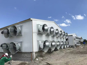 Système de ventilation pour élevage de volailles Ventilateur d'extraction à cône en métal Ventilateur de tunnel mural Bon fournisseur à faible coût - Product Image 6