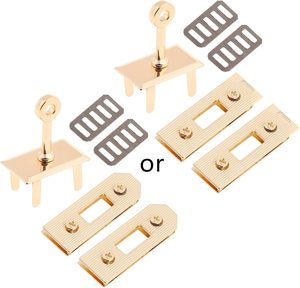 Cierres de metal con cierre giratorio, bolso cruzado de cuero con cierre giratorio, bolso de hombro BUC - Product Image 2