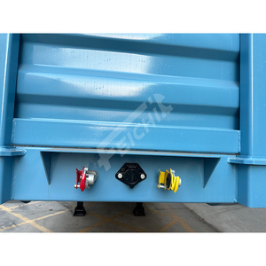 Semi-<span class=keywords><strong>remorque</strong></span> à 3 essieux avec panneau de protection latéral FEICHI, fabrication directe en usine - Semi-<span class=keywords><strong>remorque</strong></span> multi-essieux en acier haute résistance - Product Image 5