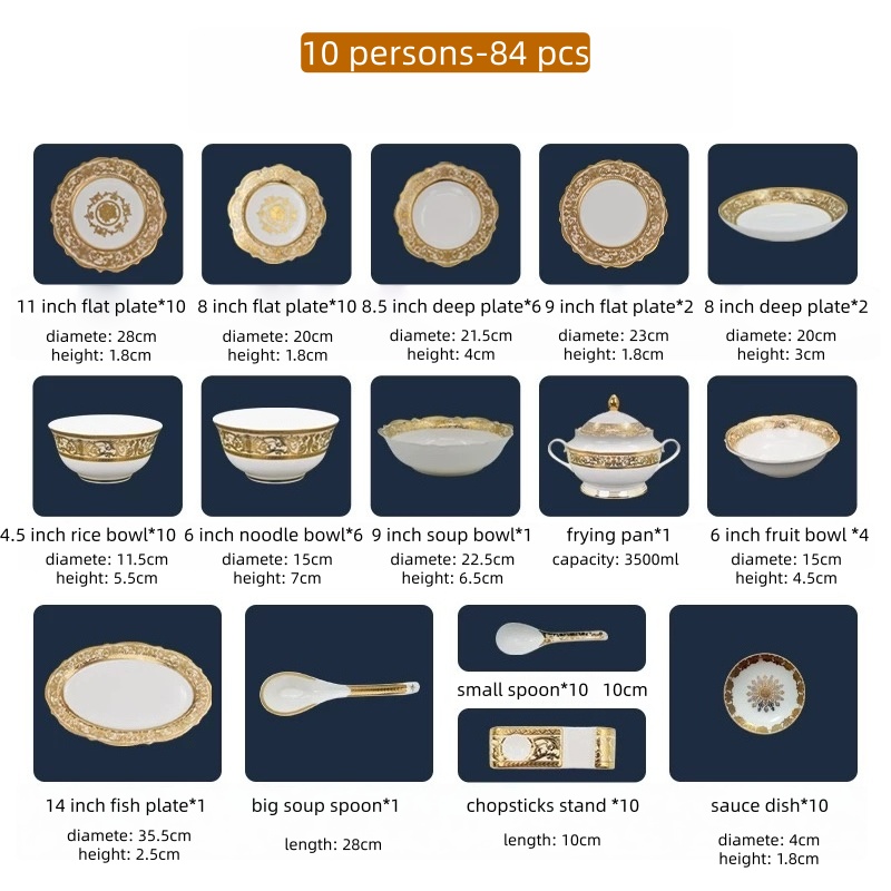10 personas - 84 unidades