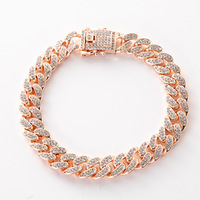 Collier pour animaux de compagnie en strass Hip Hop, chaîne cubaine en alliage pour chiens et chats de petite, moyenne et grande taille