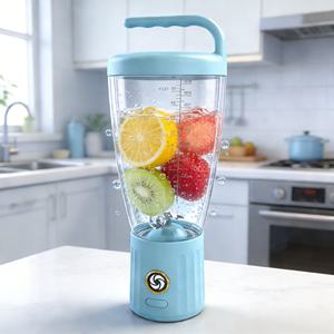 Blender puissant de 150 W, portable, fonctionnement silencieux, 1000 ml, USB sans fil, batterie, étanche, sans BPA, multifonctionnel, smoothies, voiture - Product Image 4