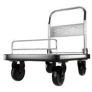 <span class=keywords><strong>Chariot</strong></span> à plateau plat portable 70*42, capacité de <span class=keywords><strong>150</strong></span> <span class=keywords><strong>kg</strong></span>, <span class=keywords><strong>chariot</strong></span> de transport <span class=keywords><strong>pliable</strong></span> à quatre roues avec roues pivotantes à 360 degrés - Product Image 6