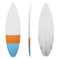 Planche de surf courte en mousse EPS imperméable de 6 pieds, en résine époxy et fibre de verre, avec aileron, logo personnalisable, pour adultes, pour le surf estival sur la plage