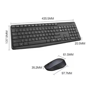 Gốc <span class=keywords><strong>Logitech</strong></span> Mk345 Bàn Phím Không Dây Và Chuột Combo 2.4 GHz Bàn Phím Không Dây Và Chuột Thiết Lập Cho Máy Tính - Product Image 6