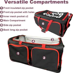 Free Sample Custom Logo Performance Competition Dance Bag Rolling Garment with Rack clothes rack dance <b>suitcase</b> - Product Image 3