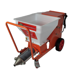 Máquina de enlucido automático de doble pistola, rociador de mortero de cemento pequeño y rociador de estuco con componente de núcleo de motor, 2 uds. - Product Image 3