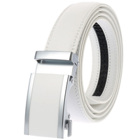 Ceinture en cuir pour homme avec logo personnalisé, plusieurs couleurs, en cuir véritable, à boucle automatique minimaliste, vente en gros