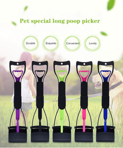 Pelle à crottes pour chiens sans contact, outil de nettoyage écologique pour chiens avec collecteur d'excréments, pince à déchets pour chiens, vente en gros - Product Image 5