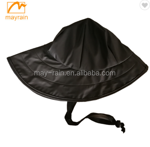 पुरुषों के वाटरप्रूफ पु मछुआरे टोपी दक्षिण 'वेस्टर रेन हैट पोंचो डिजाइन आउटडोर वर्षा - Product Image 3