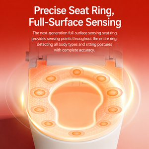 <span class=keywords><strong>Toilette</strong></span> intelligente en céramique antibactérienne, <span class=keywords><strong>toilette</strong></span> monobloc <span class=keywords><strong>avec</strong></span> chauffage instantané et chasse d'eau par siphon à <span class=keywords><strong>jet</strong></span> - Product Image 4