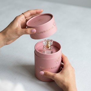 Boîte cylindrique ronde en papier d'art de qualité supérieure pour l'emballage de flacons d'eau de parfum et de cologne, logo personnalisé, fabrication en usine - Product Image 1