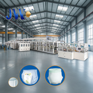 Ligne de production de <span class=keywords><strong>couches</strong></span>-<span class=keywords><strong>culottes</strong></span> jetables entièrement automatique et entièrement servo JWC - Product Image 1
