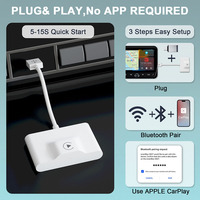 Adaptador Carplay inalámbrico Apple CarPlay Android Auto Dongle inalámbrico para juego de coche con cable a dongle inalámbrico Android Auto CarPlay