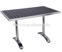 Meubles de jardin Café Tables carrées en bois Café Restaurant Table