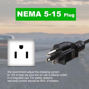 Nouveau <span class=keywords><strong>chargeur</strong></span> EV CCS2 de niveau 1 7 kW 32 A <span class=keywords><strong>Morec</strong></span> 15 A 200-220 V NEMA5-15P Câble de charge EV - Product Image 3