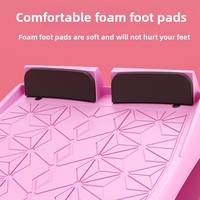 Handy Home Fitness Gadget Belle Pédale Oblique Lajin Board PP Matériel Pliable Jambe Stretching Equipment