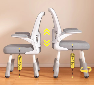 卸売ピンクハイバック学習椅子快適なモダン人間工学に基づいたメッシュオフィスチェア（学習用） - Product Image 4